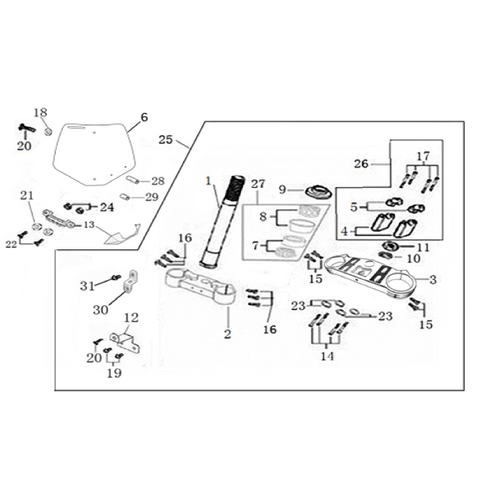 02 Steering Stem Assembly