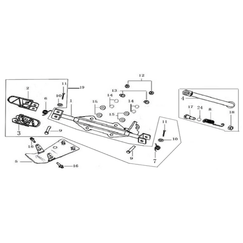 09 Foot Peg Assy