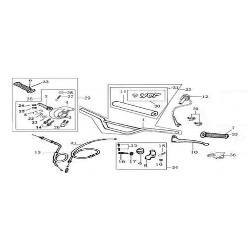 01 Handle Bar Assembly