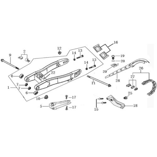 10 Swing Arm Assy