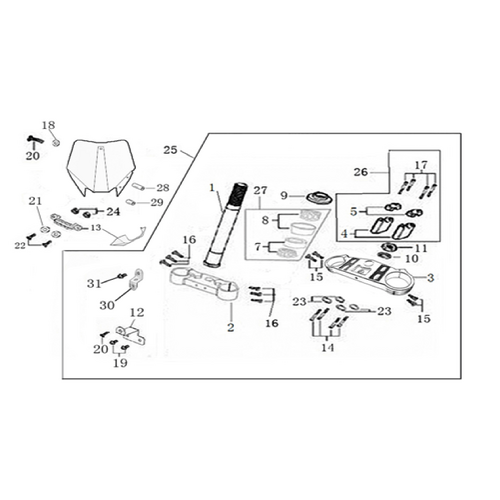 02 Steering Stem Assembly