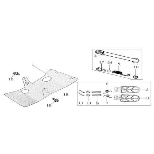 09 Foot Peg Assy