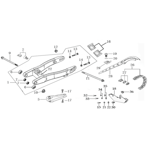 10 Swing Arm Assy