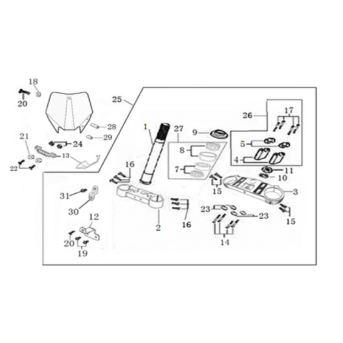 02 Steering Stem Assembly