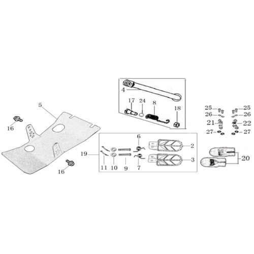 09 Foot Peg Assy