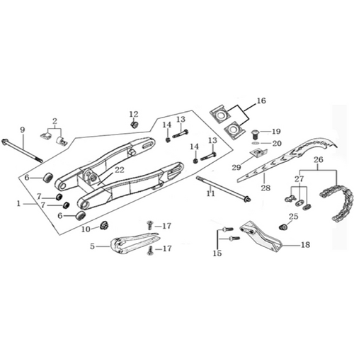 10 Swing Arm Assy