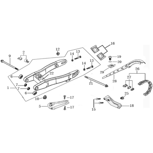 10 Swing Arm Assy
