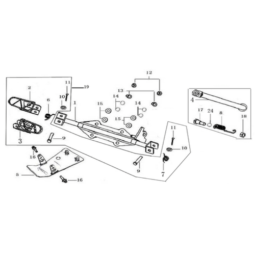 09 Foot Peg Assy