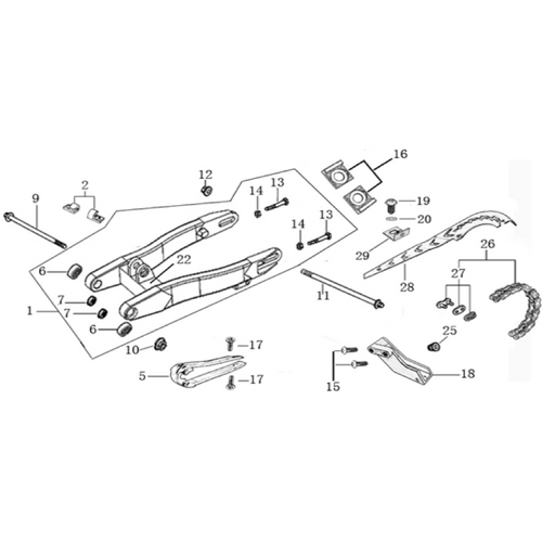 10 Swing Arm Assy