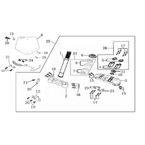 02 Steering Stem Assembly
