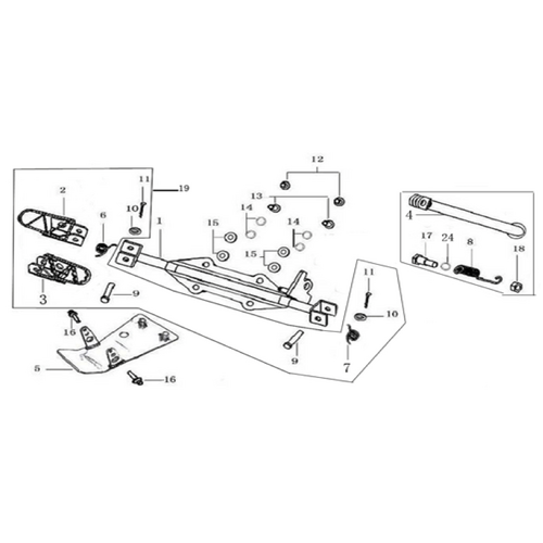 09 Foot Peg Assy