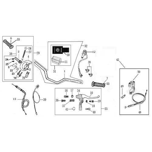 01 Handle Bar Assembly