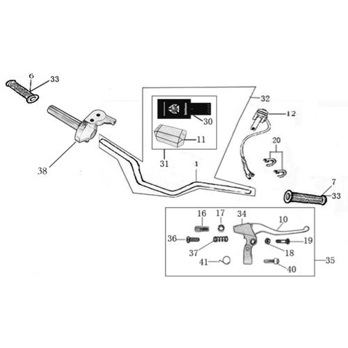 01 Handle Bar Assembly