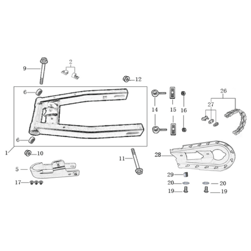 09 Swing Arm Assy