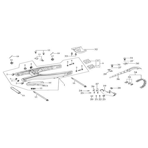 10 Swing Arm Assy