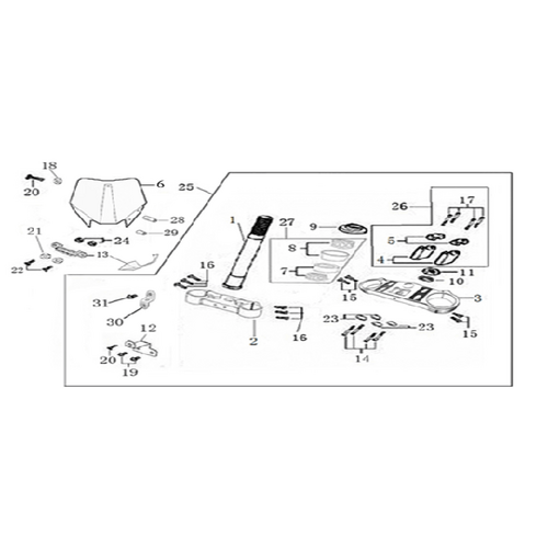 02 Steering Stem Assembly