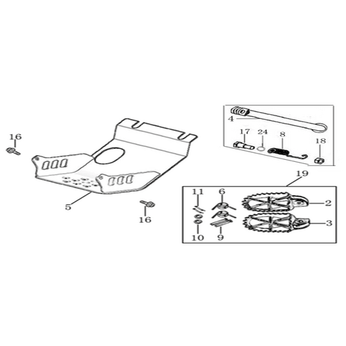 09 Foot Peg Assy