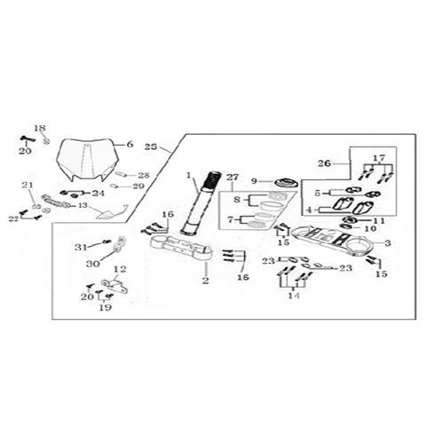 02 Steering Stem Assembly