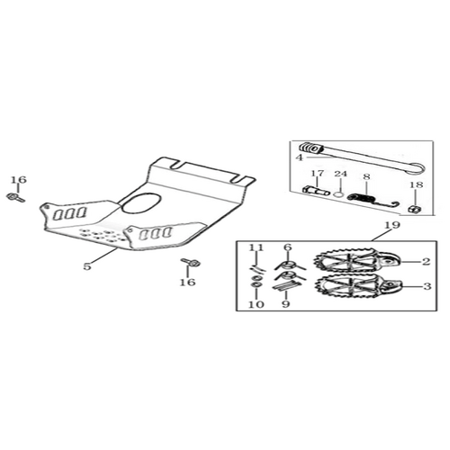 09 Foot Peg Assy