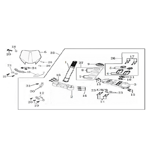 02 Steering Stem Assembly