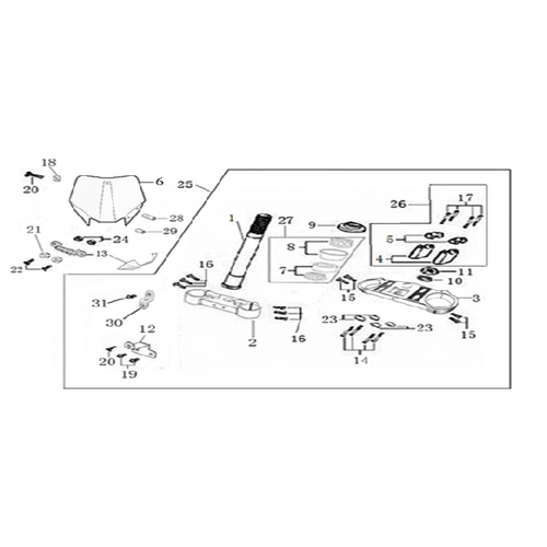 02 Steering Stem Assembly