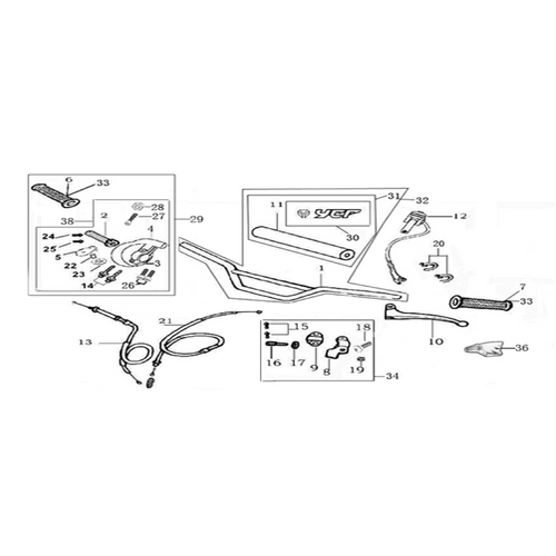 01 Handle Bar Assembly