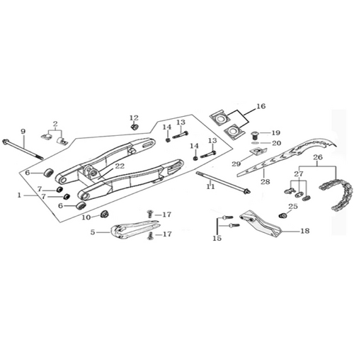 10 Swing Arm Assy