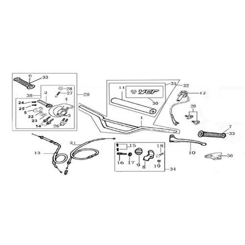 01 Handle Bar Assembly