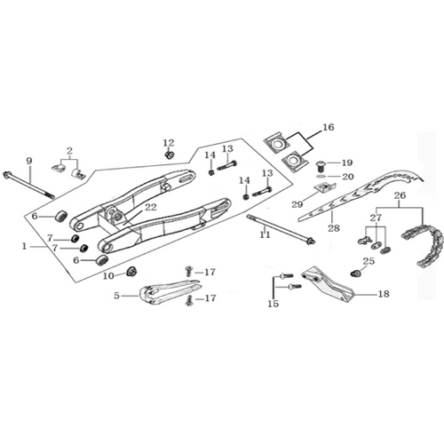 10 Swing Arm Assy