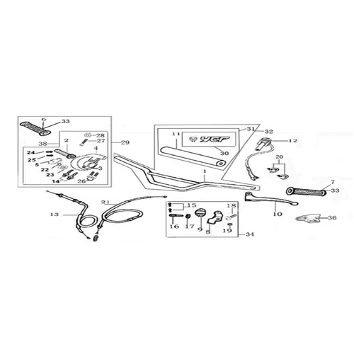 01 Handle Bar Assembly