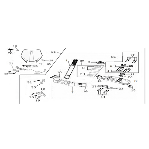 02 Steering Stem Assembly
