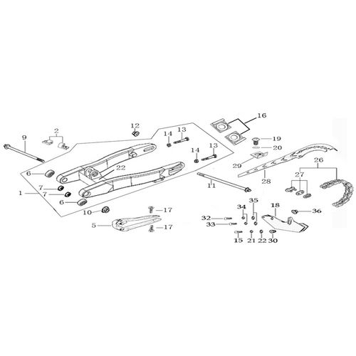 10 Swing Arm Assy