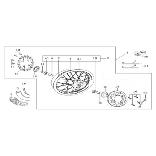 11 Rear Wheel Assy