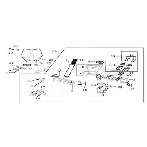 02 Steering Stem Assembly