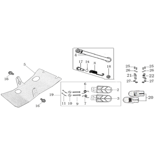 09 Foot Peg Assy