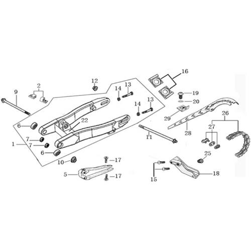 10 Swing Arm Assy