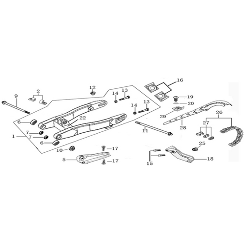10 Swing Arm Assy