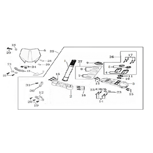 02 Steering Stem Assembly