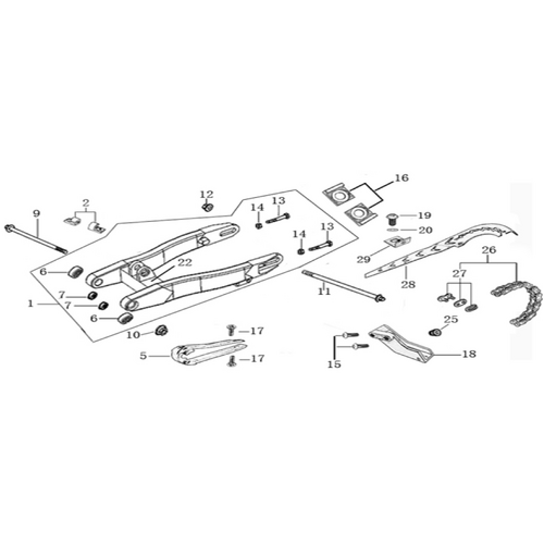 10 Swing Arm Assy