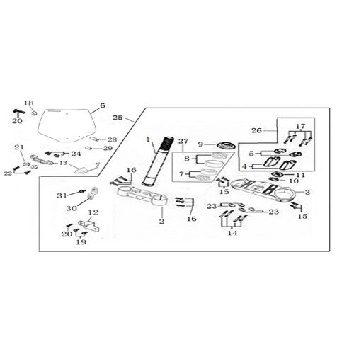 02 Steering Stem Assembly