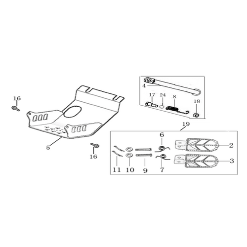 07 Foot Peg Assy
