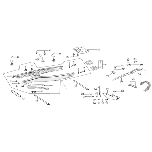 08 Swing Arm Assy