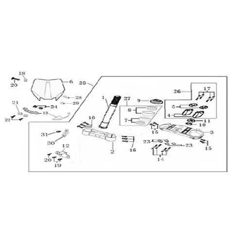 02 Steering Stem Assembly