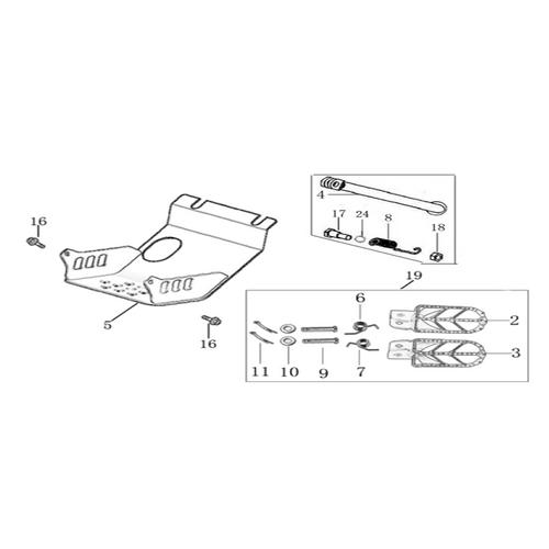 07 Foot Peg Assy