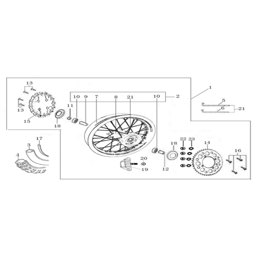 09 Rear Wheel Assy