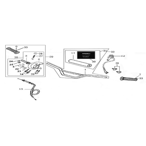 01 Handle Bar Assembly