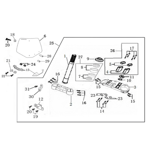 02 Steering Stem Assembly