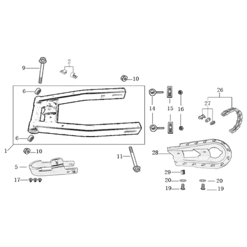 10 Swing Arm Assy