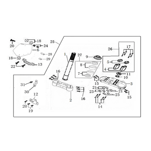 02 Steering Stem Assembly