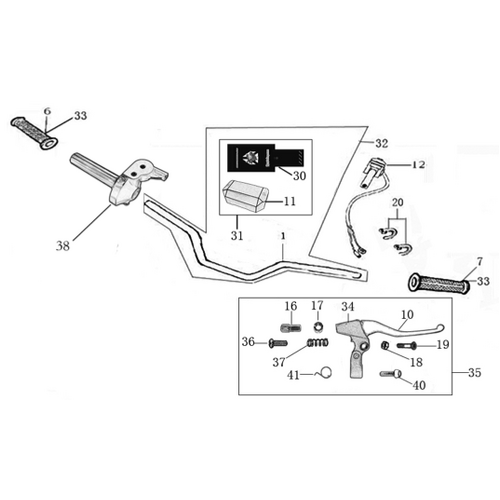 01 Handle Bar Assembly